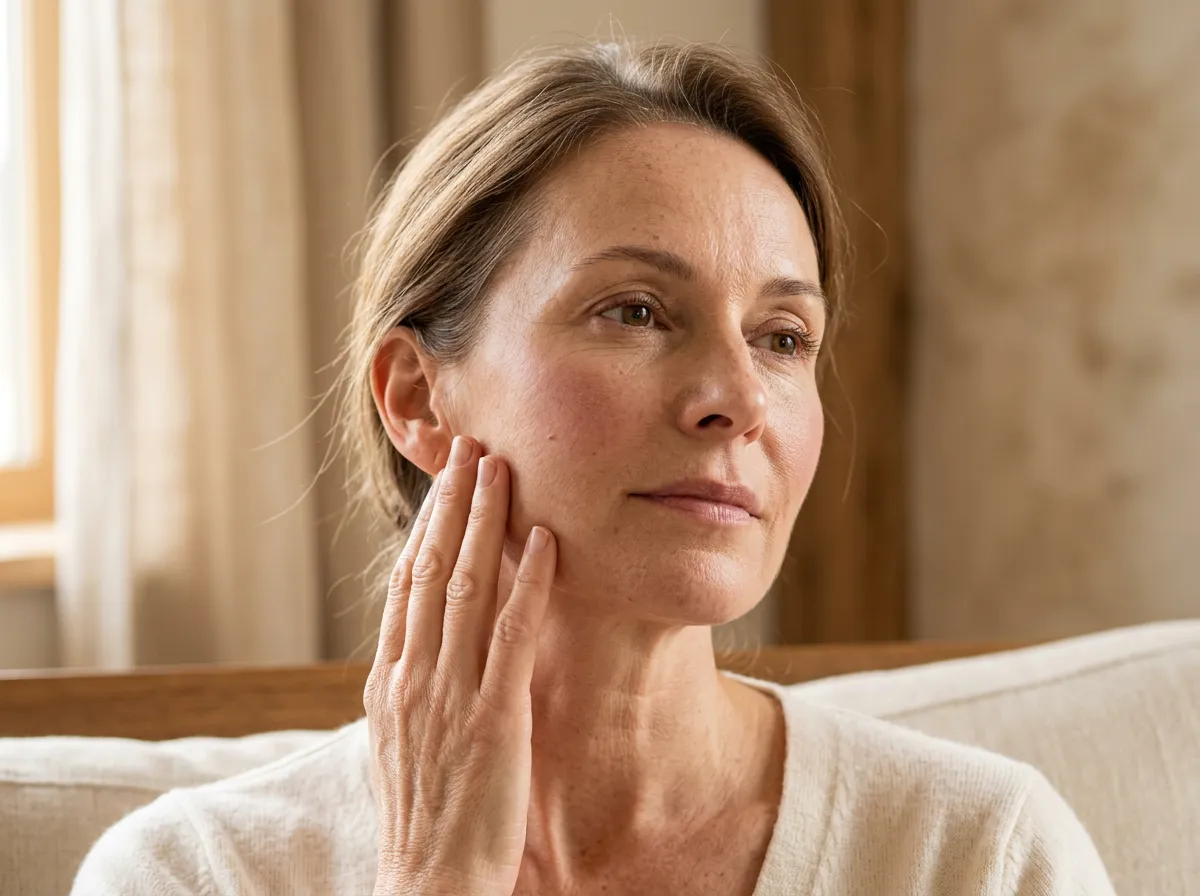 Facial areas treated by PDO threads including cheeks, jawline and neck in Pickering