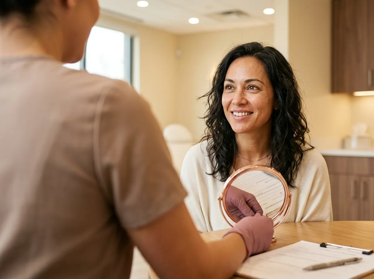 Lip filler consultation with a registered nurse injector in Pickering
