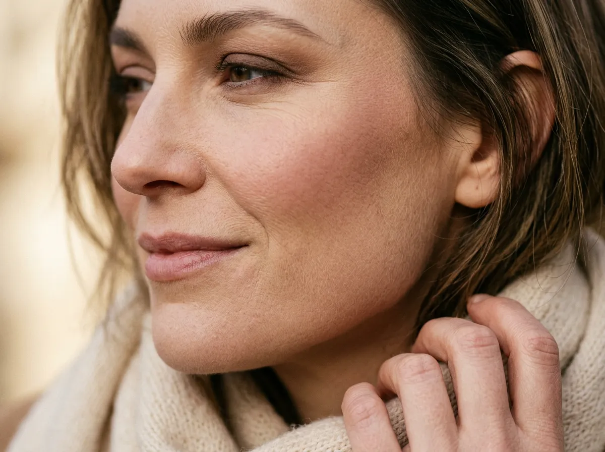 Lifted cheek and jawline from PDO threads combined with dermal filler in Pickering