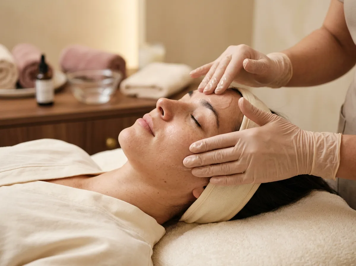 Hydrating facial treatment for winter skin at a Pickering medical spa