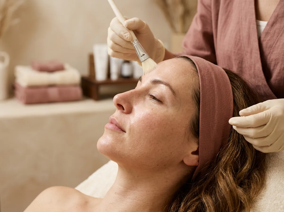 Chemical peel treatment for uneven skin tone and texture at a Pickering med spa