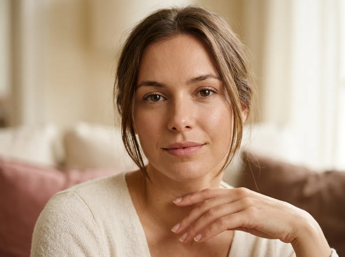 Smooth glowing skin result after a vampire facial in Pickering