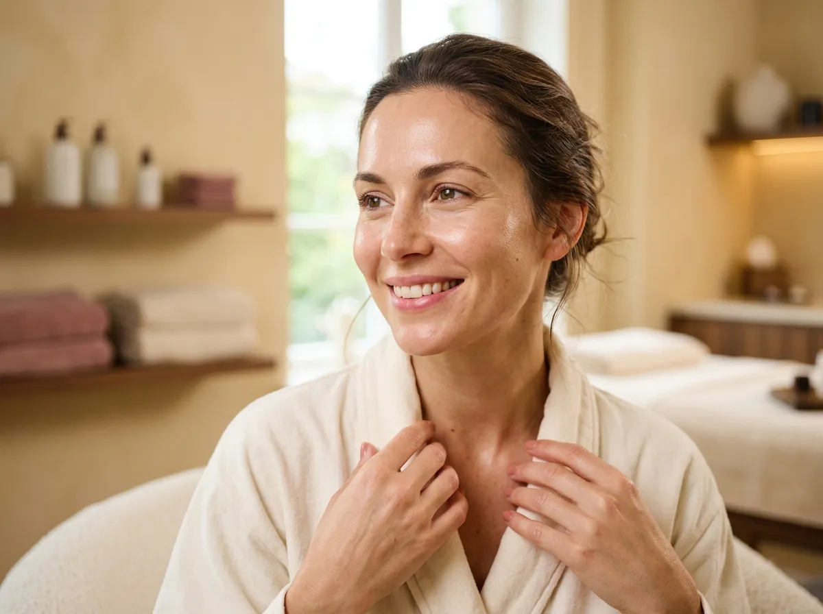 Brighter, smoother skin result after a Bela MD facial in Pickering